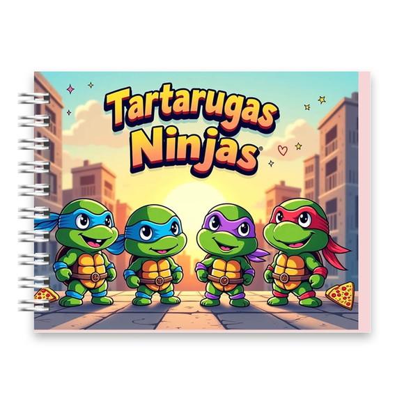 Arquivo Digital Livro de Colorir Tartarugas Ninjas
