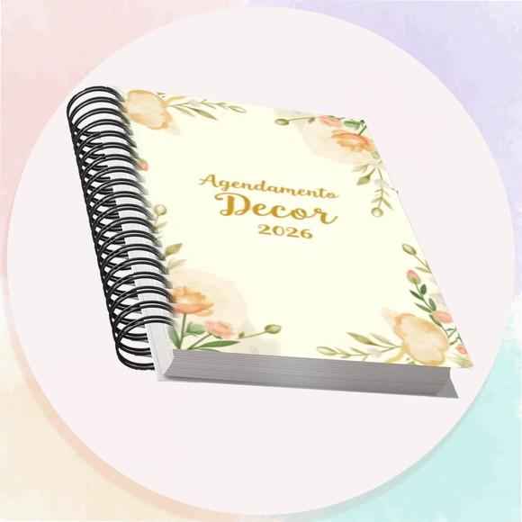 Arquivo Digital Agendamento Decoração 2026 Amarelo