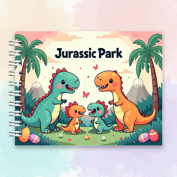 Arquivo Digital Livro de Colorir Jurassic Park