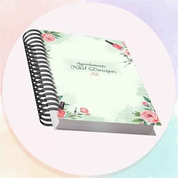 Arquivo Digital Agendamento Nail Design 2026 Verde
