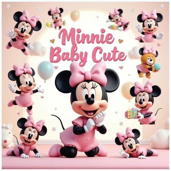 Arquivo Digital, Kit Digital Minnie Baby Cute