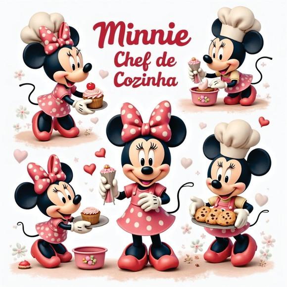 Arquivo Digital, Kit Digital Minnie Chef de Cozinha