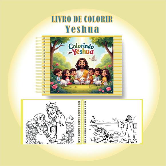 Arquivo Digital Livro de Colorir Colorindo com Yeshua