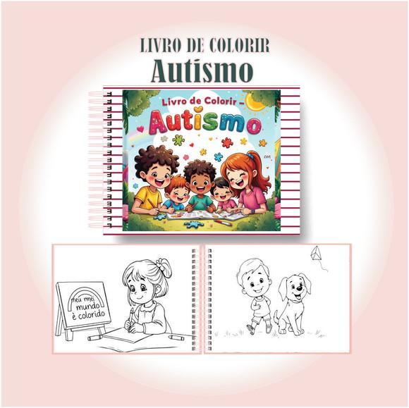 Arquivo Digital Livro de Colorir Autismo Fofo