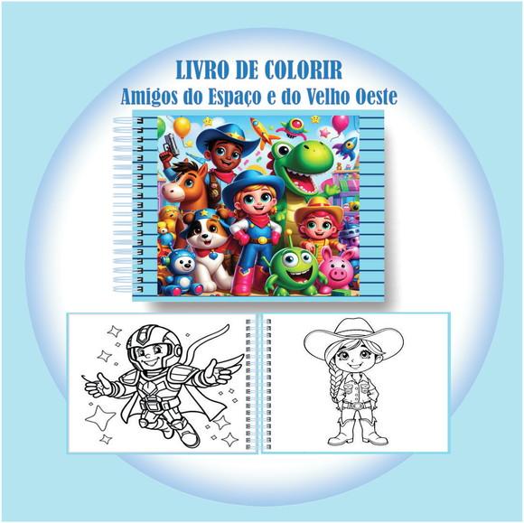 Arquivo Digital Livro de Colorir Velho Oeste