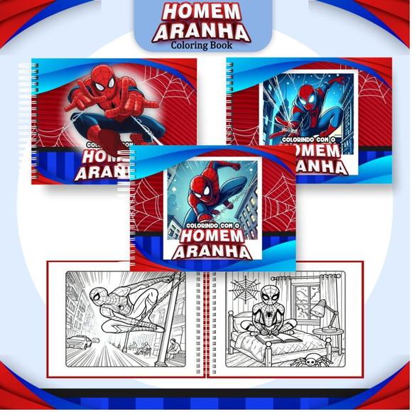 Arquivo Digital: Livro de Colorir ? Homem-aranha
