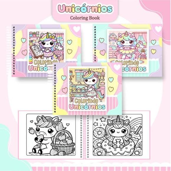 Arquivo Digital: Livro de Colorir Unicórnio