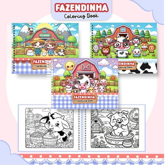 Arquivo Digital: Livro de Colorir ? Fazendinha