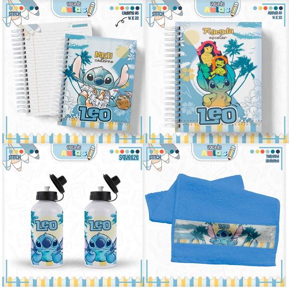 Combo Digital Volta às Aulas 2025 - Tema Stitch Menino