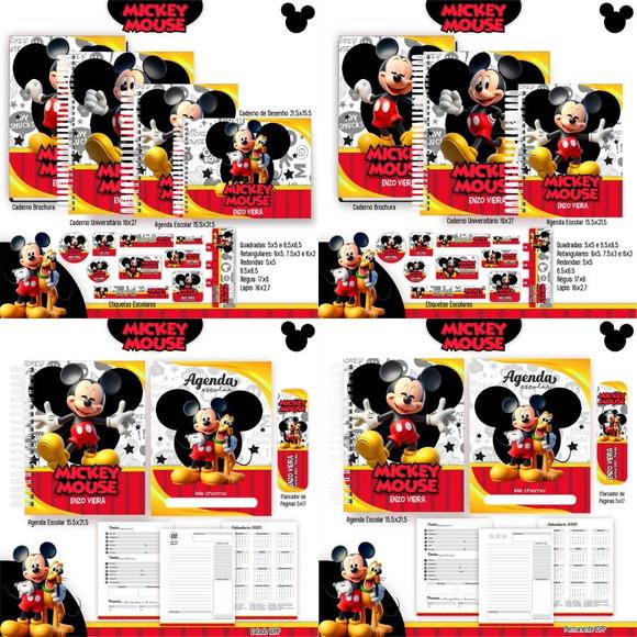 Arquivo Digital Combo Escolar 2025 - Mickey