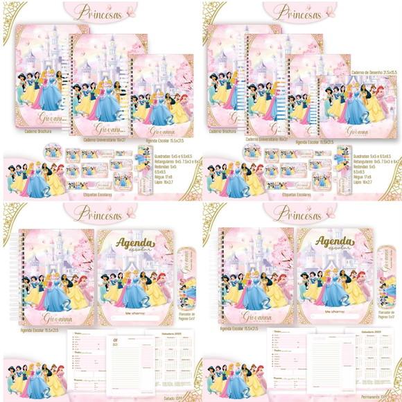 Arquivo Digital Combo Escolar 2025 - Princesas
