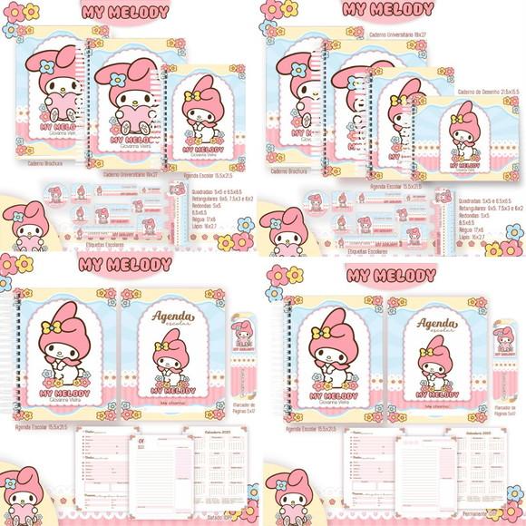 Arquivo Digital Combo Escolar 2025 - My Melody