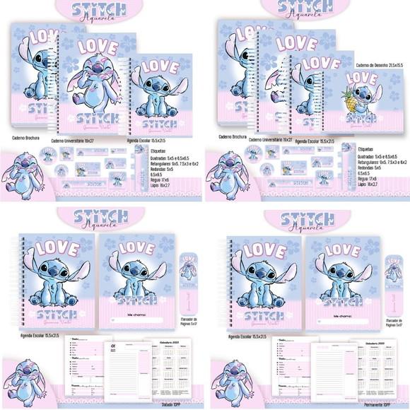 Arquivo Digital Combo Escolar 2025 - Stitch