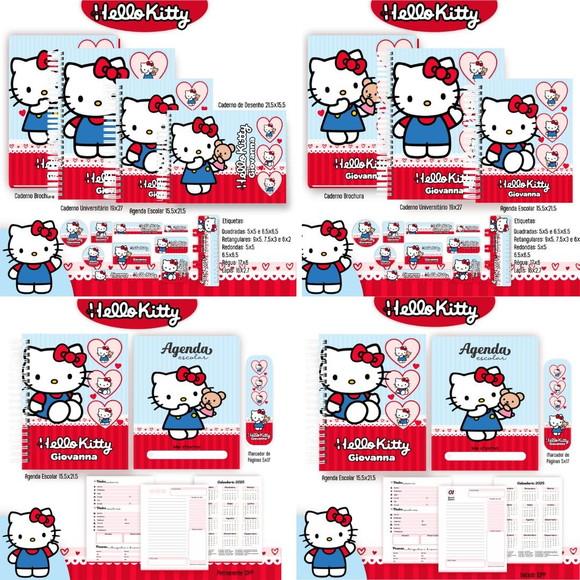 Arquivo Digital Combo Escolar 2025 - Hello Kitty