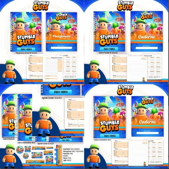 Combo Escolar Stumble Guys 2025 Arquivo Digital