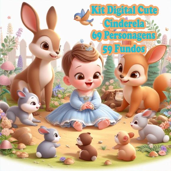 Kit Digital Cinderela Cute!