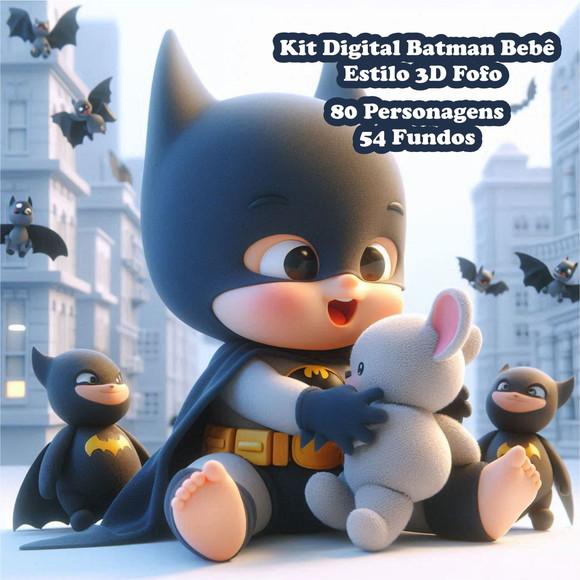 Kit Digital Batman Baby Cute