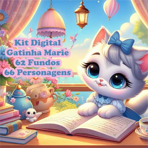 Kit Digital Gatinha Marie