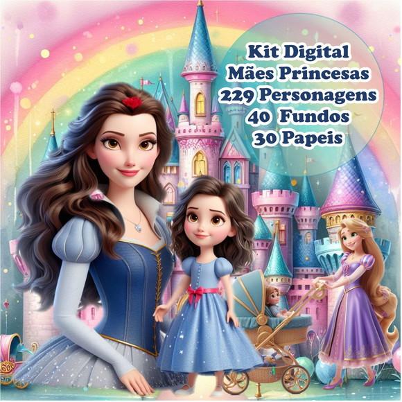 Kit Digital Dia das Mães Princesas