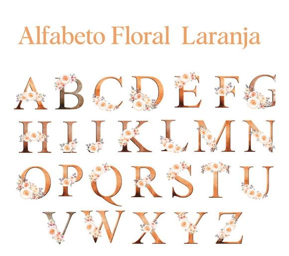 Alfabeto Laranja Kit Digital