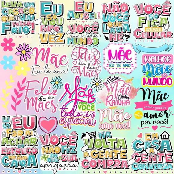 Dia das Mães Frases - Kit Digital