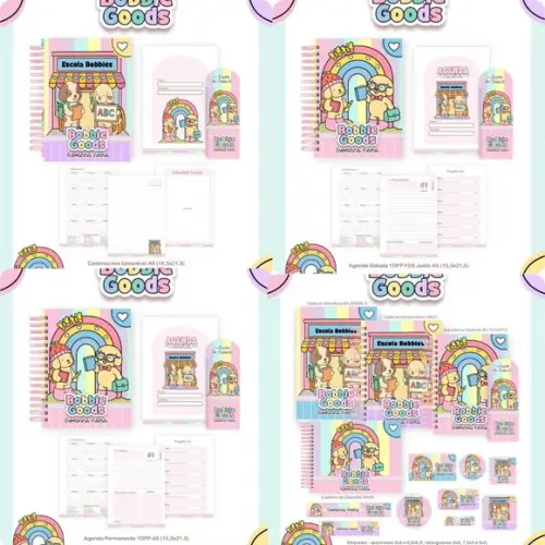 Arquivo Digital Combo Volta às Aulas Bobbie Goods