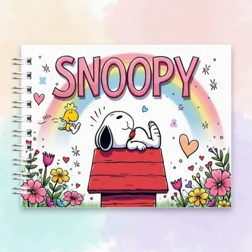 Arquivo Digital Livro de Colorir Snoopy