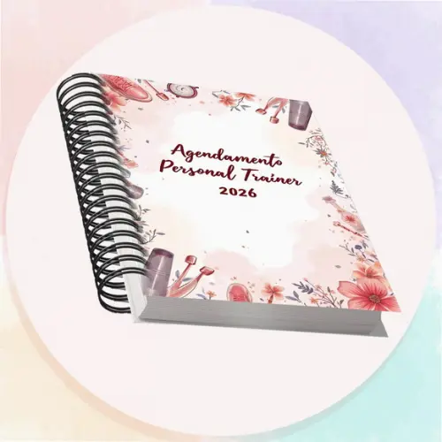 Arquivo Digital Agendamento Personal Trainer 2026 Rosa
