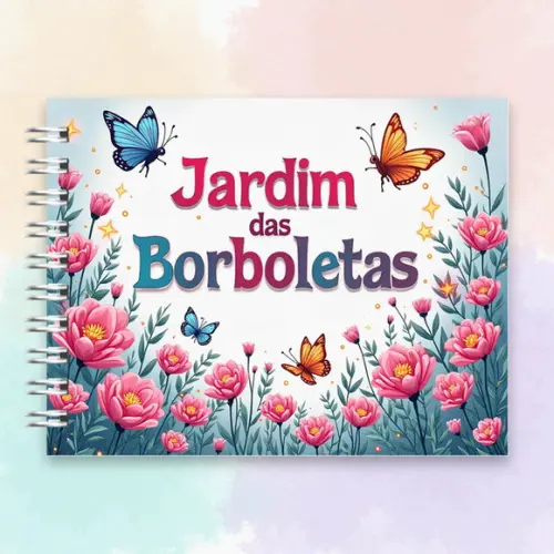 Arquivo Digital Livro de Colorir Jardim das Borboletas