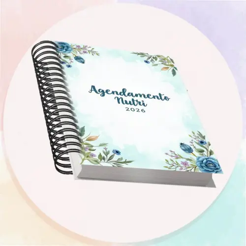 Arquivo Digital Nutricionista 2026 Azul