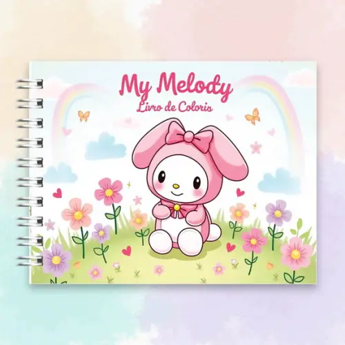 Arquivo Digital Livro de Colorir My Melody