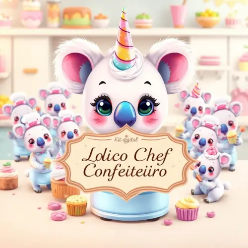 Arquivo Digital, Kit Digital Lúdico Chef Confeiteiro