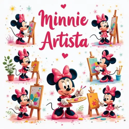 Arquivo Digital, Kit Digital Minnie Artista