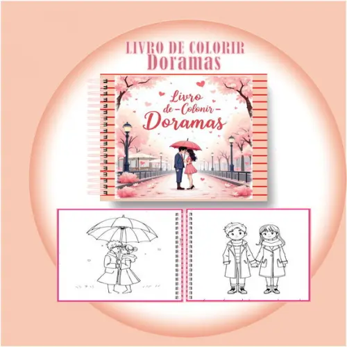 Arquivo Digital Livro de Colorir Doramas Encantadores