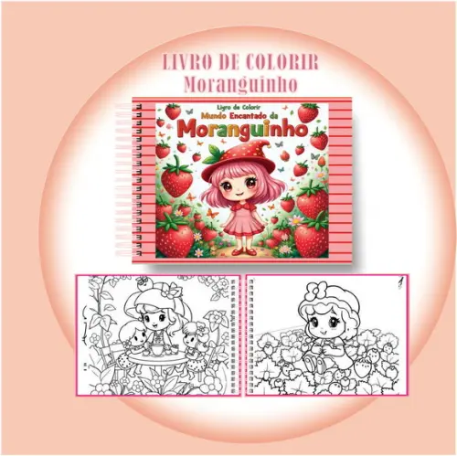 Arquivo Digital Livro de Colorir Moranguinho