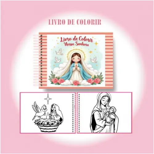 Arquivo Digital Livro de Colorir Nossa Senhora