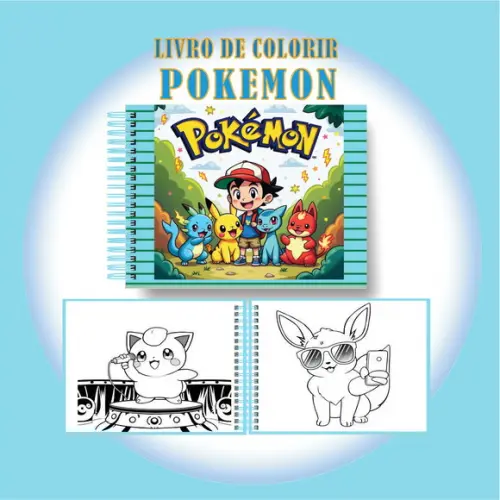 Arquivo Digital Livro de Colorir Pokémon