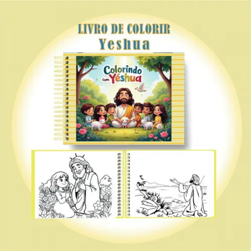Arquivo Digital Livro de Colorir Colorindo com Yeshua