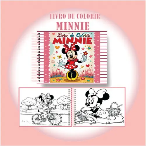 Arquivo Digital Livro de Colorir Minnie