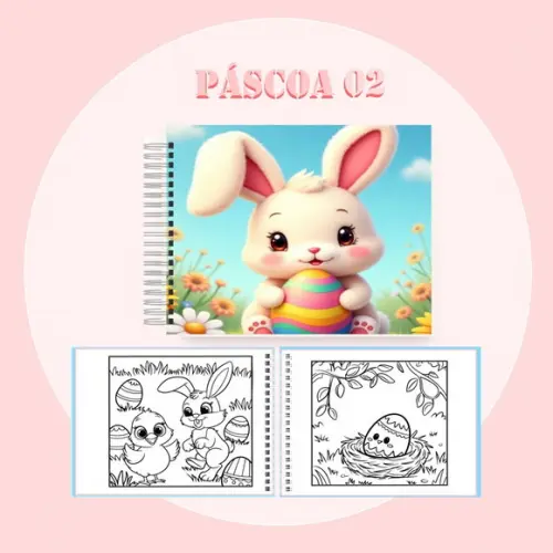 Arquivo Digital Livro de Colorir Páscoa 02