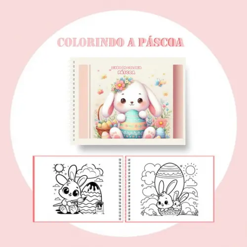 Livro de Colorir Colorindo a Páscoa