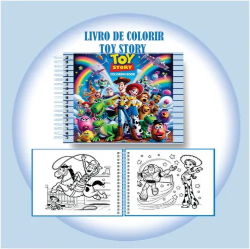Arquivo Digital: Livro de Colorir Toy Story