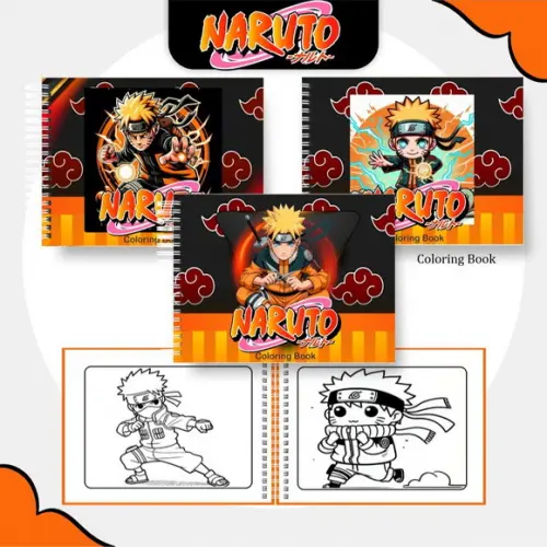 Arquivo Digital: Livro de Colorir Naruto