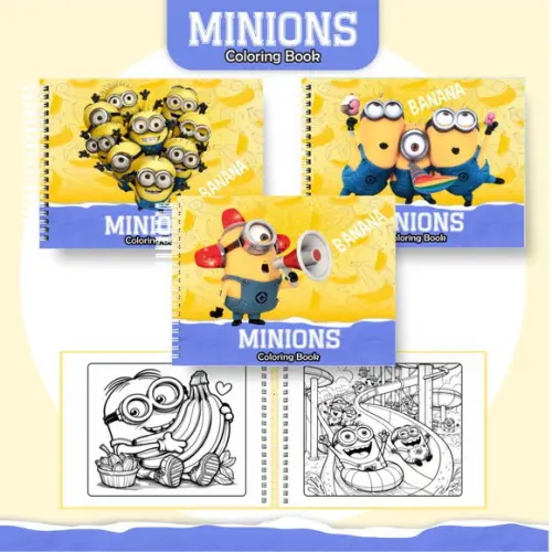 Arquivo Digital: Livro de Colorir Minions