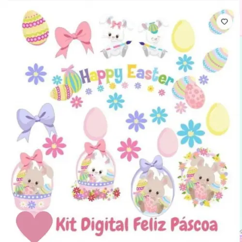 Kit Digital Happy Easter