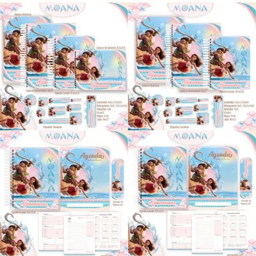 Arquivo Digital Combo Escolar 2025 - Moana 2