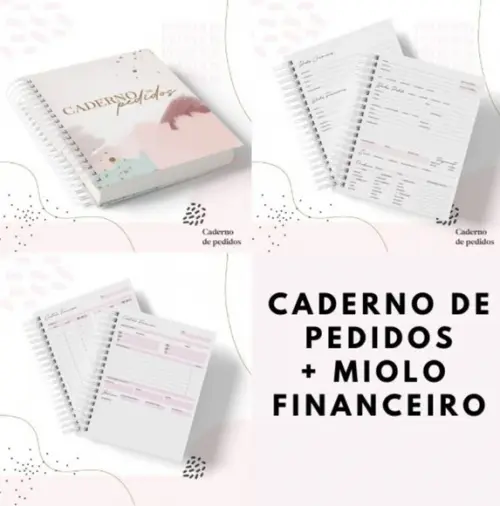 Caderno de Pedidos Feminino - Arquivo Digital