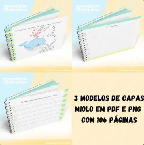 Aprendendo as Letrinhas + Livro de Atividade Arquivo Digital