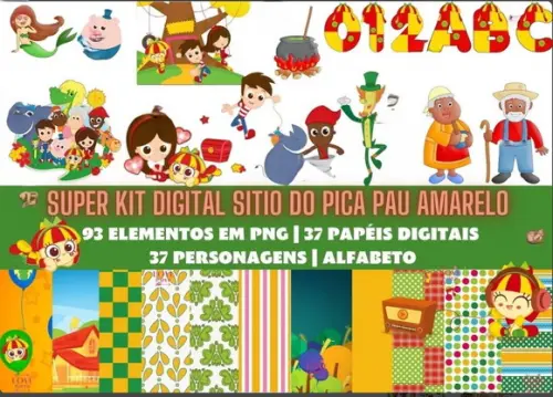 Super Kit Digital Sitio do Pica Pau Amarelo