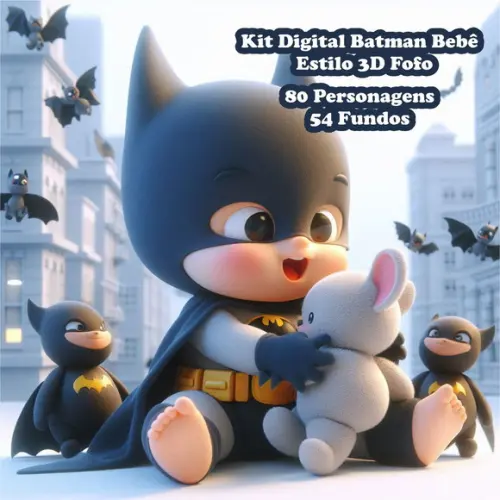 Kit Digital Batman Baby Cute